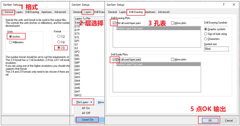 輸出Gerber部分，File下選擇 Gerber Files